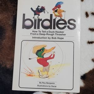 Birdies Soft Cover Book Featuring Bob Hope Vintage Funny ⛳️ Golf